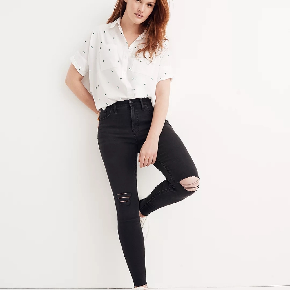 NWT Madewell Petite Mid-rise Skinny Jeans